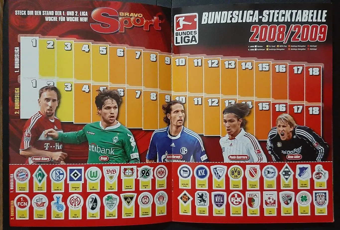 Журнал Bravo Sport 2008 постери двосторонні Клозе /мотокрос;Марін/Діего форматА3 4