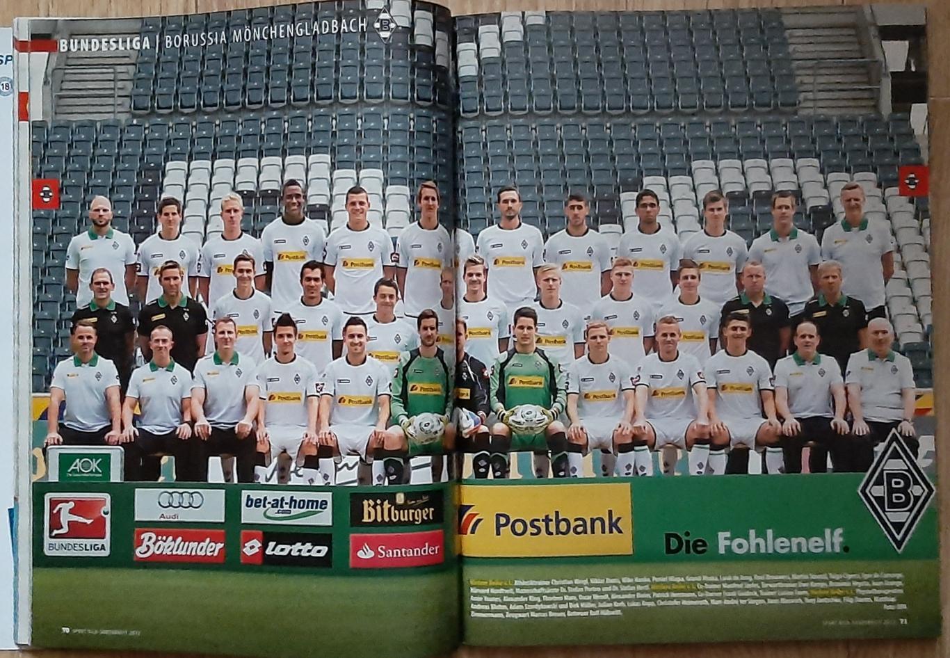 Журнал Sport Bild Бундесліга 2012 /2013 Представлення команд бундесліги 1,2. 5