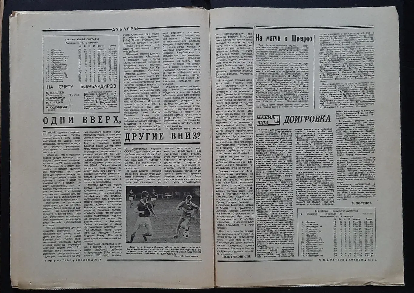 Футбол Хоккей #33 1986 3