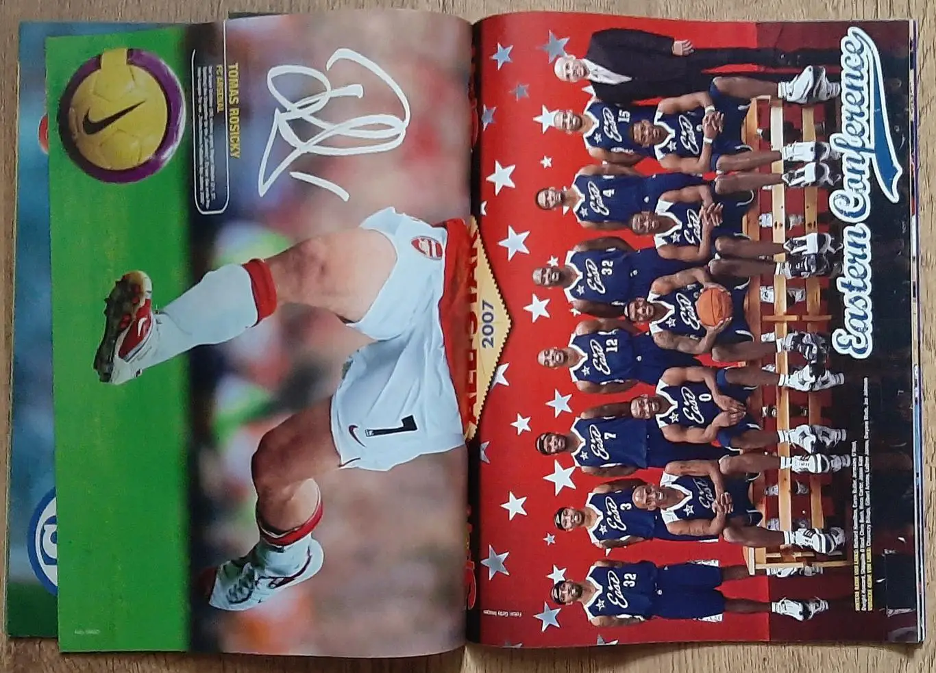 Акція! Журнал Bravo Sport 2007 Постери двосторонні Налдо/ All Star (баскетбол) 5