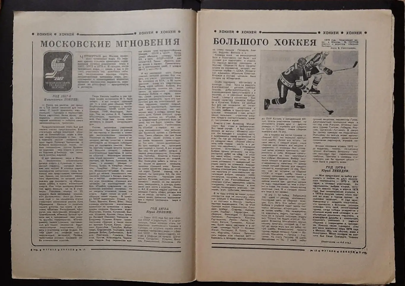 Футбол Хоккей #15 1986 1