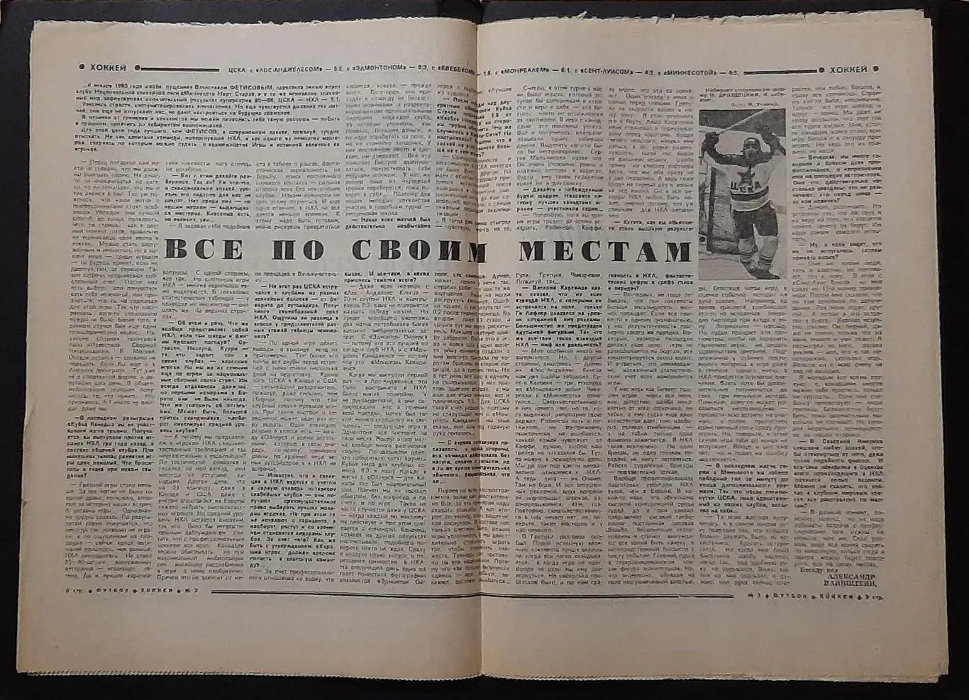 Футбол Хоккей #3 1986 1