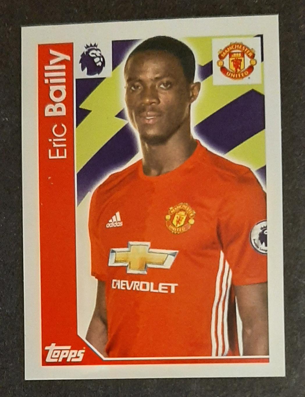 Наклейка Topps Bailly #192 Premier League 2017