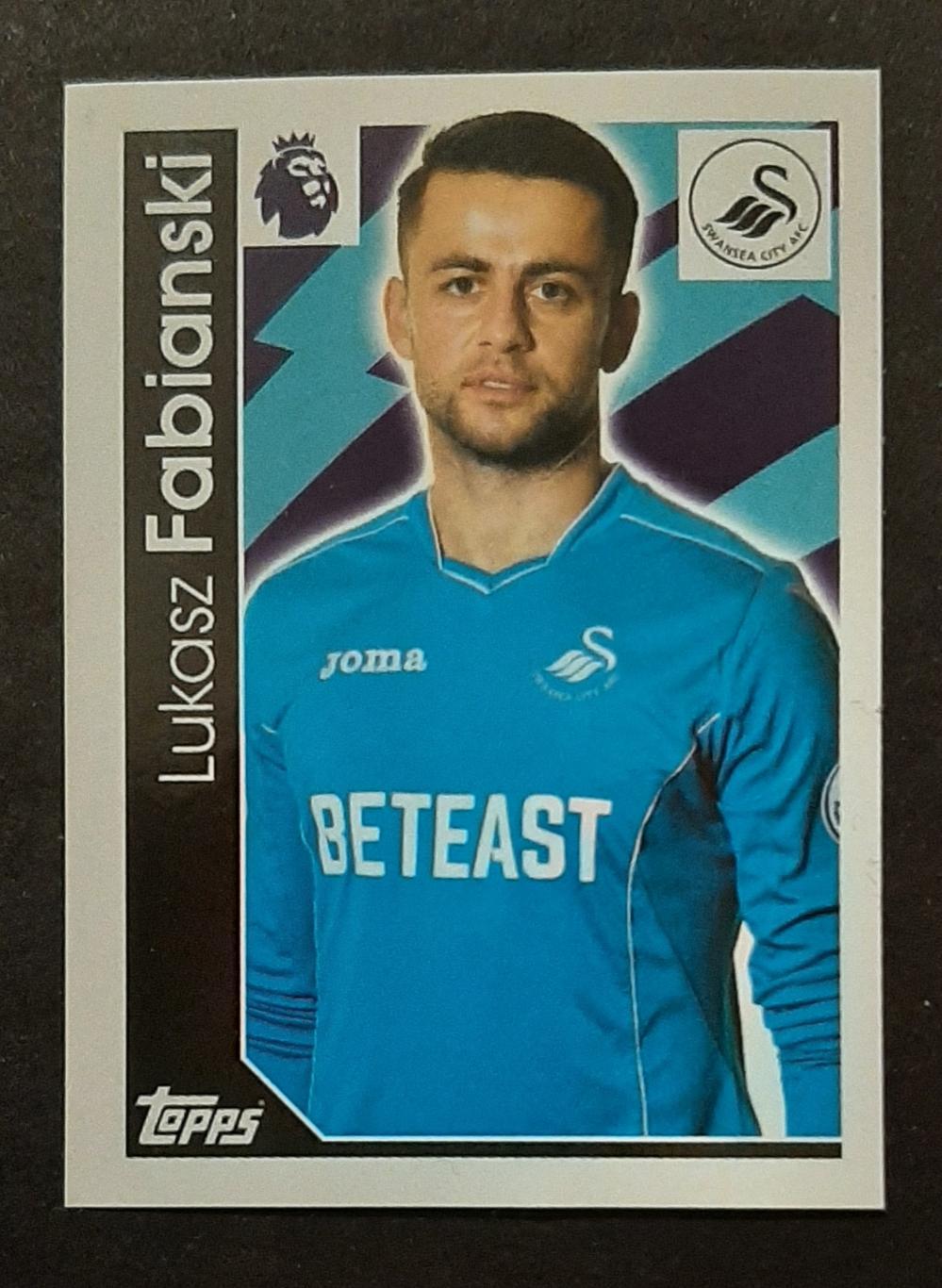 Наклейка Topps Fabianski #269 Premier League