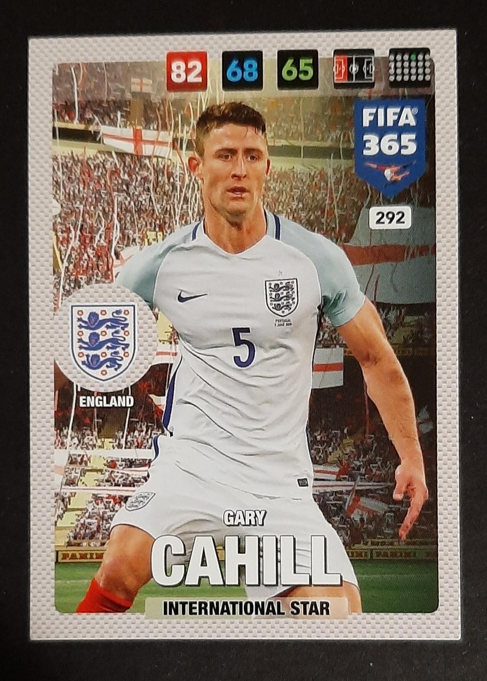 Картка Panini FIFA 365 Gary Cahill England #292