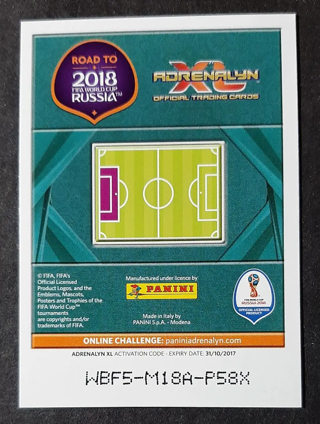 Картка Panini Stefan Marinovic New Zealand FIFA World Cup 2018 1