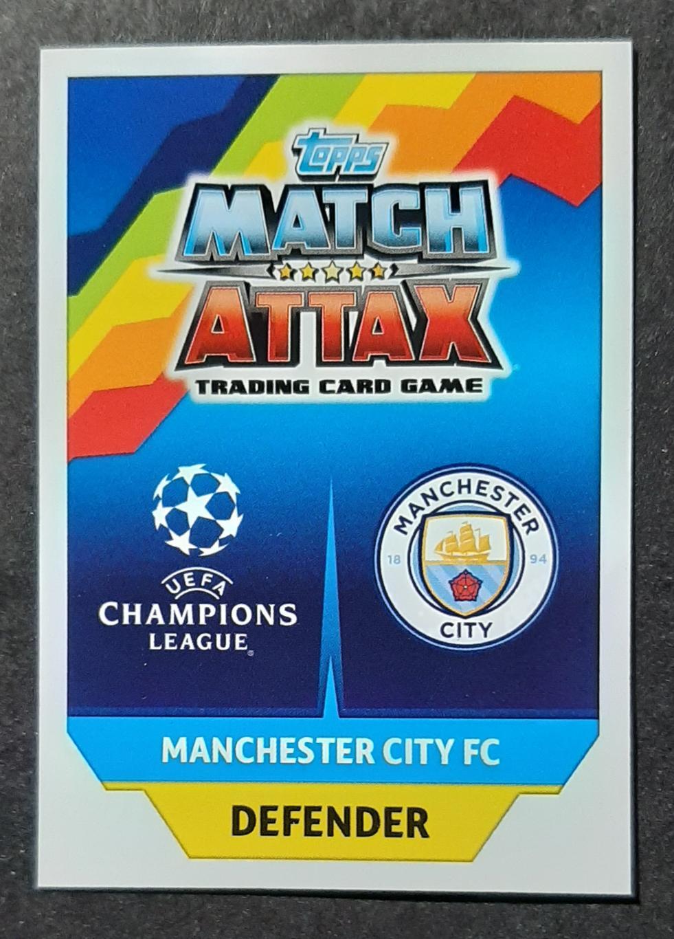 Картка Topps Match Attax Danilo Manchester City 2016/17 1