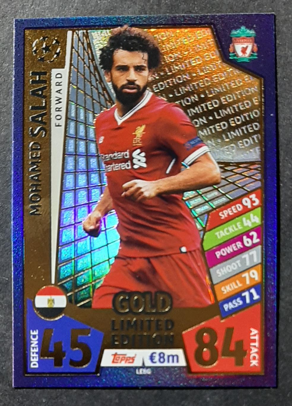 Картка Topps Mohamed Salah Liverpool 2016/17