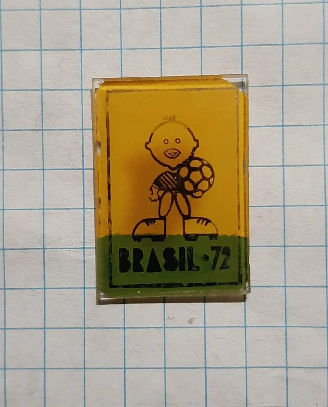 Знак Brasil Бразилія 1972 Кубок Незалежності Бразилії (СРСР - Зоря)