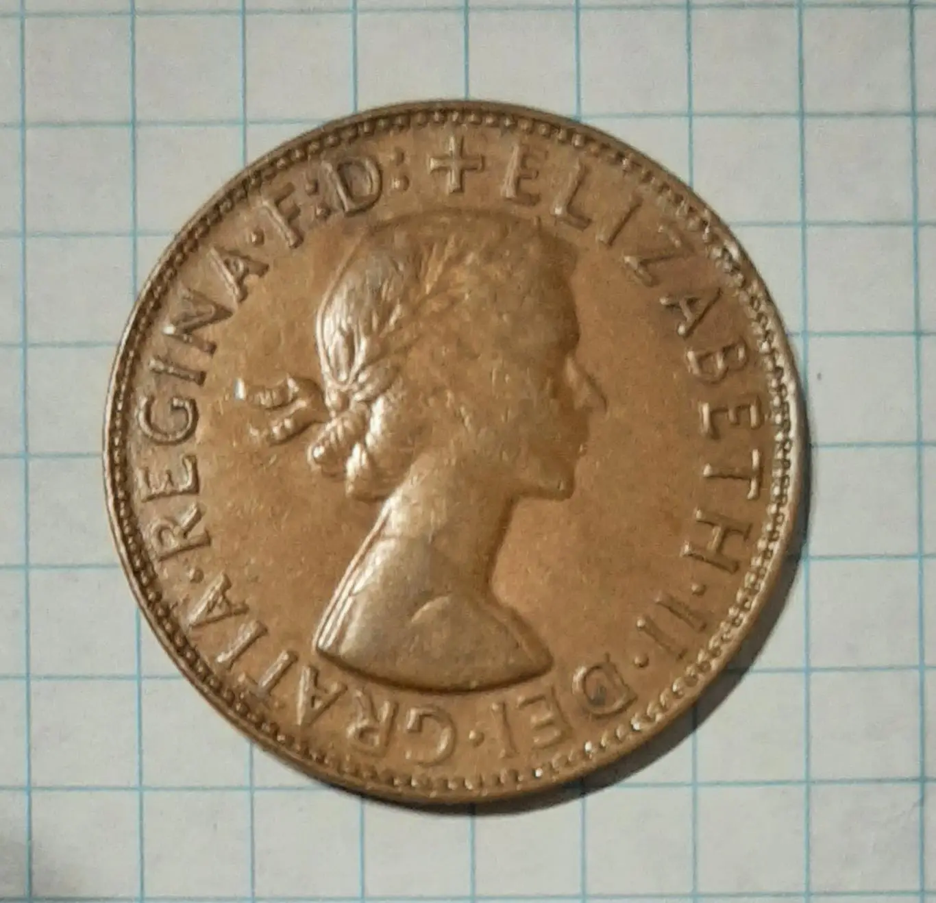 Монета 1 пенні 1960 Австралія фауна кенгуру 1