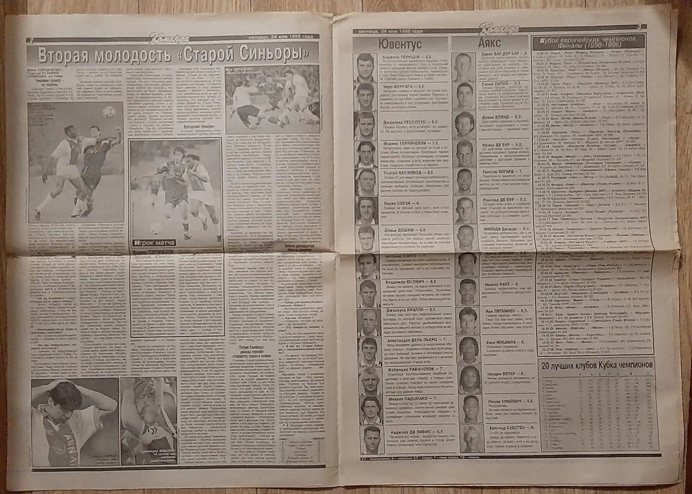 Команда спецвипуск #1 24.05.1996 Ліга Чемпіонів 1996 1