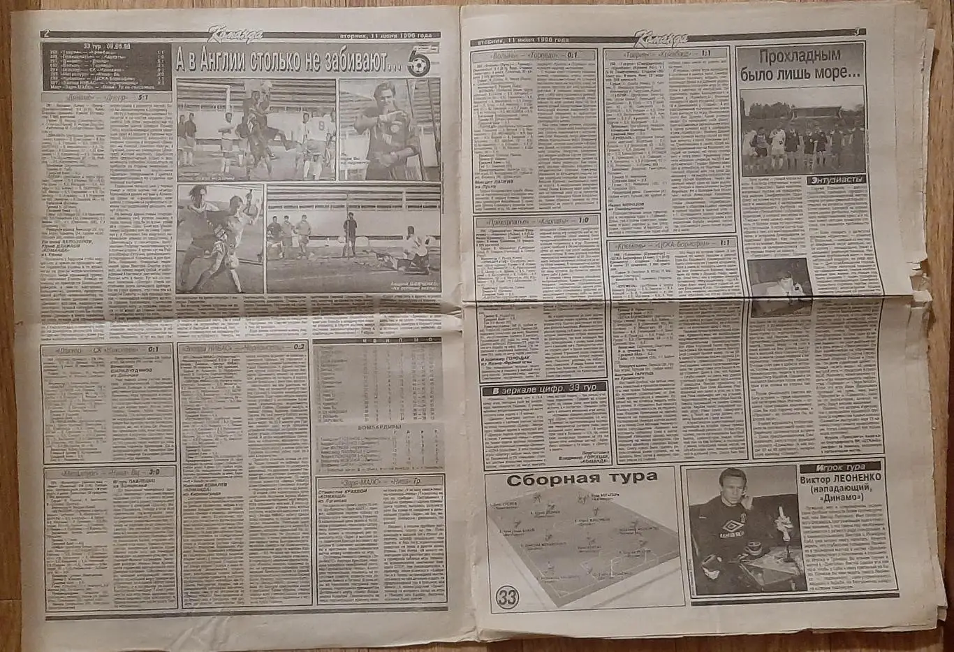 Команда #60 11.06.1996 Перші матчі Чемпіонату Європи 1996 1