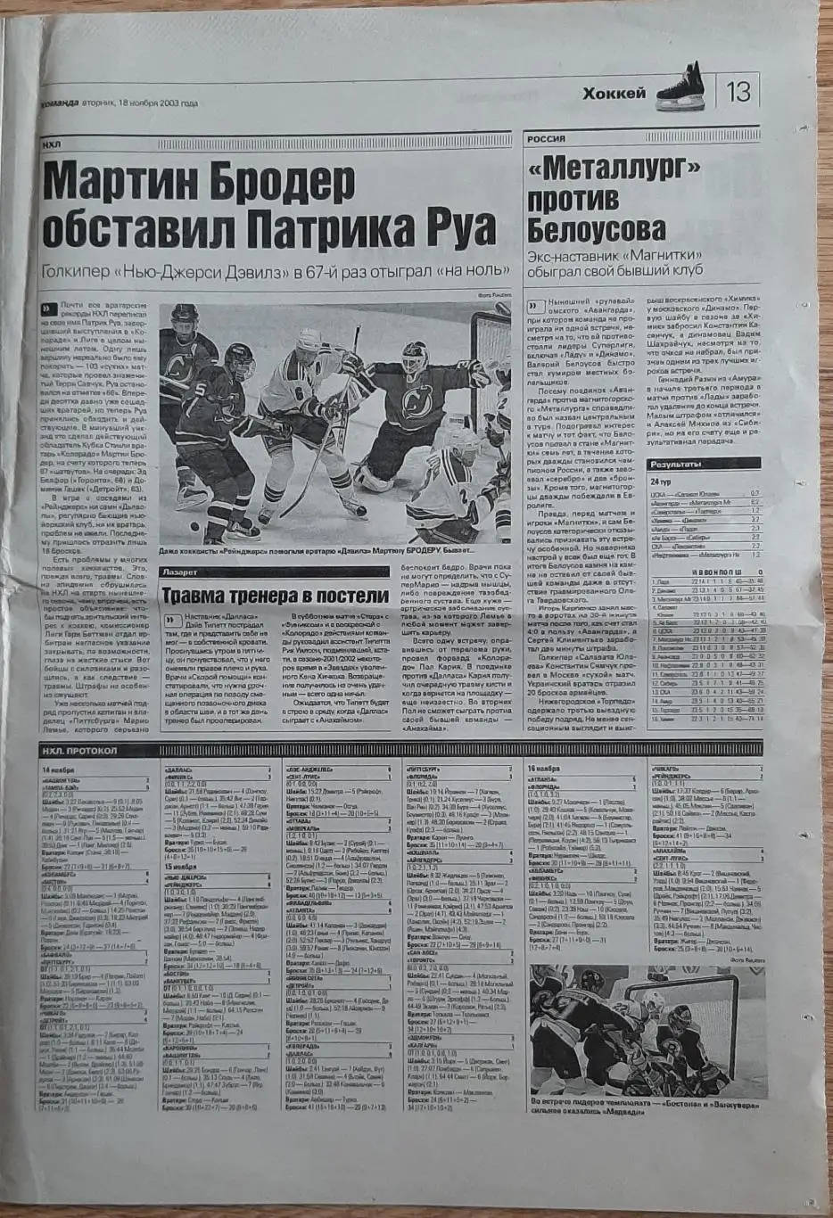 Команда #219 18.11.2003 Динамо Київ - Іллічівець Маріуполь 5