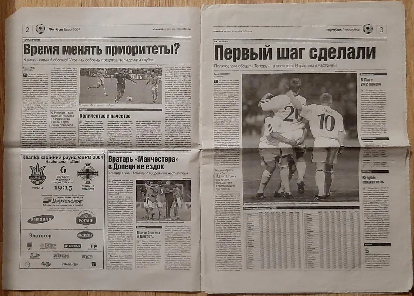 Команда #166 04.09.2003 інтерв'ю Нанні 1