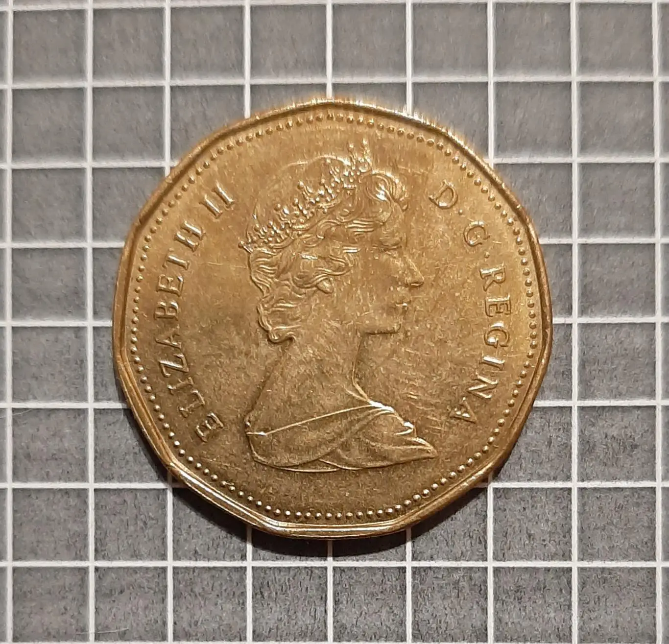 Монета 1 долар Канада 1989 фауна гагара 1