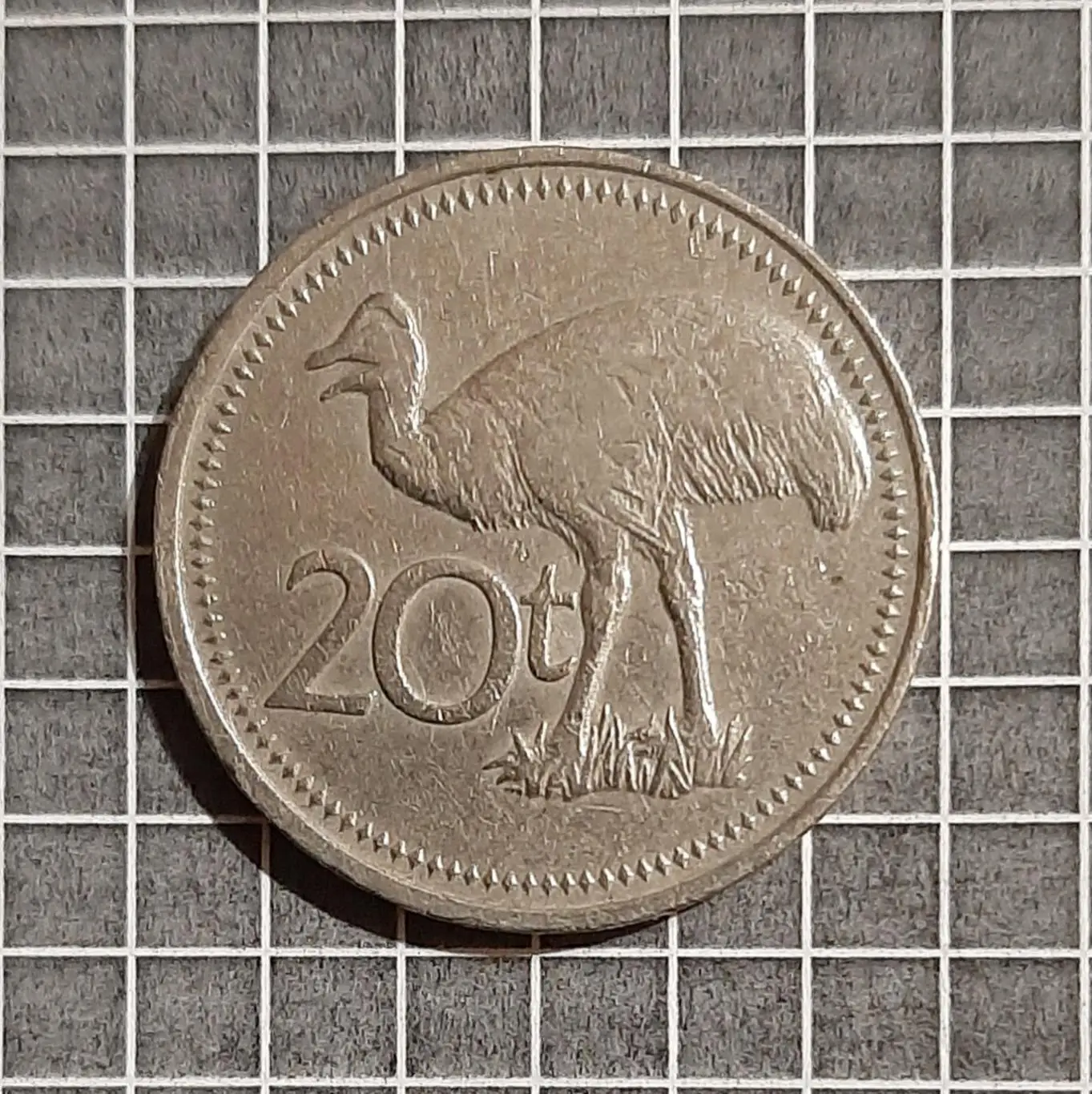 Монета 20 тойя Папуа Нова Гвінея 1975