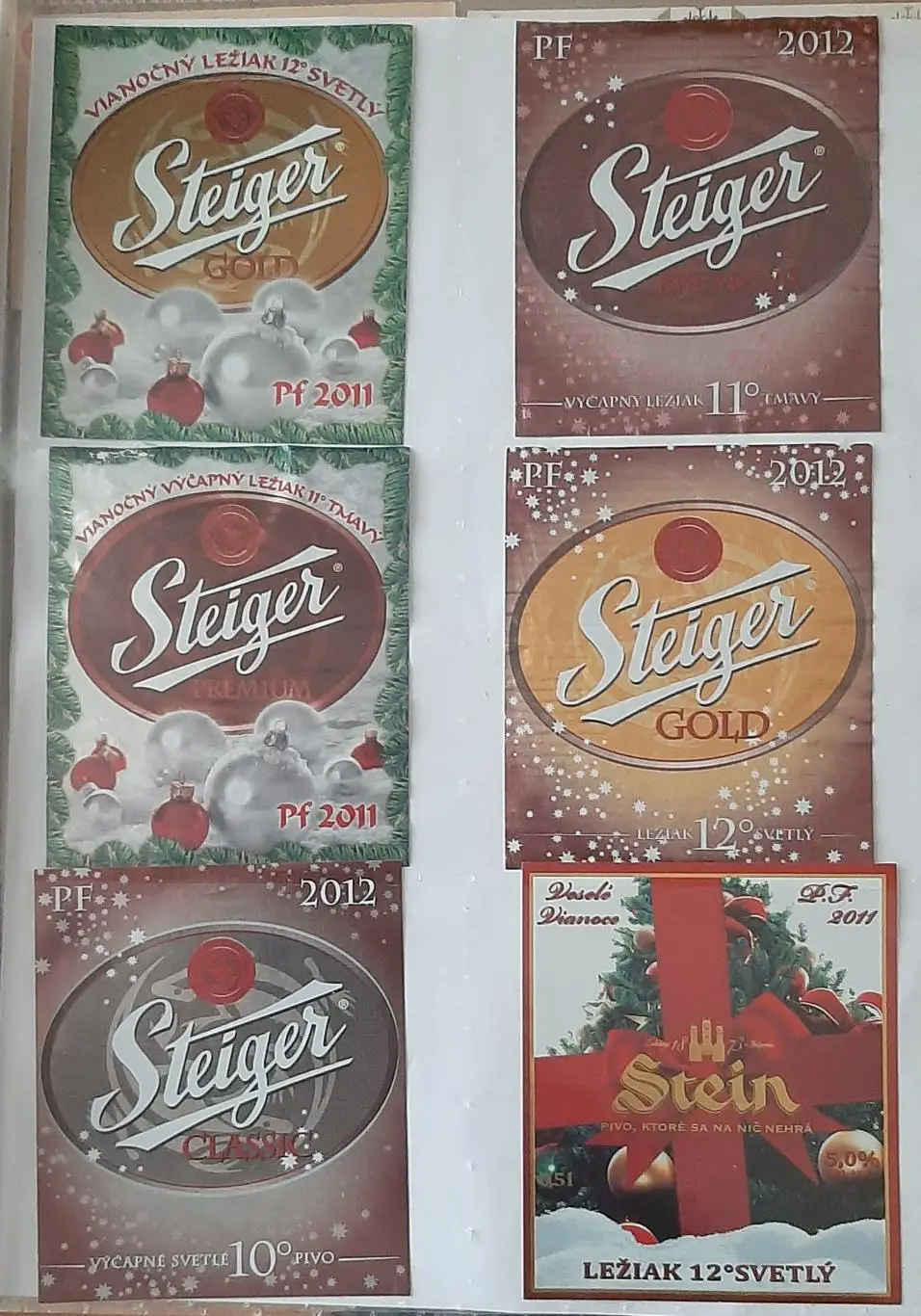 Етикетки пиво Чехія і не тільки. Святкові,зимові,пасхальні. 55 шт. 5
