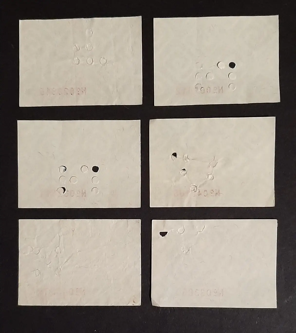 Квитки на проїзд в міському автобусі,тролейбусі,трамваї.м.Київ 6 шт. 1