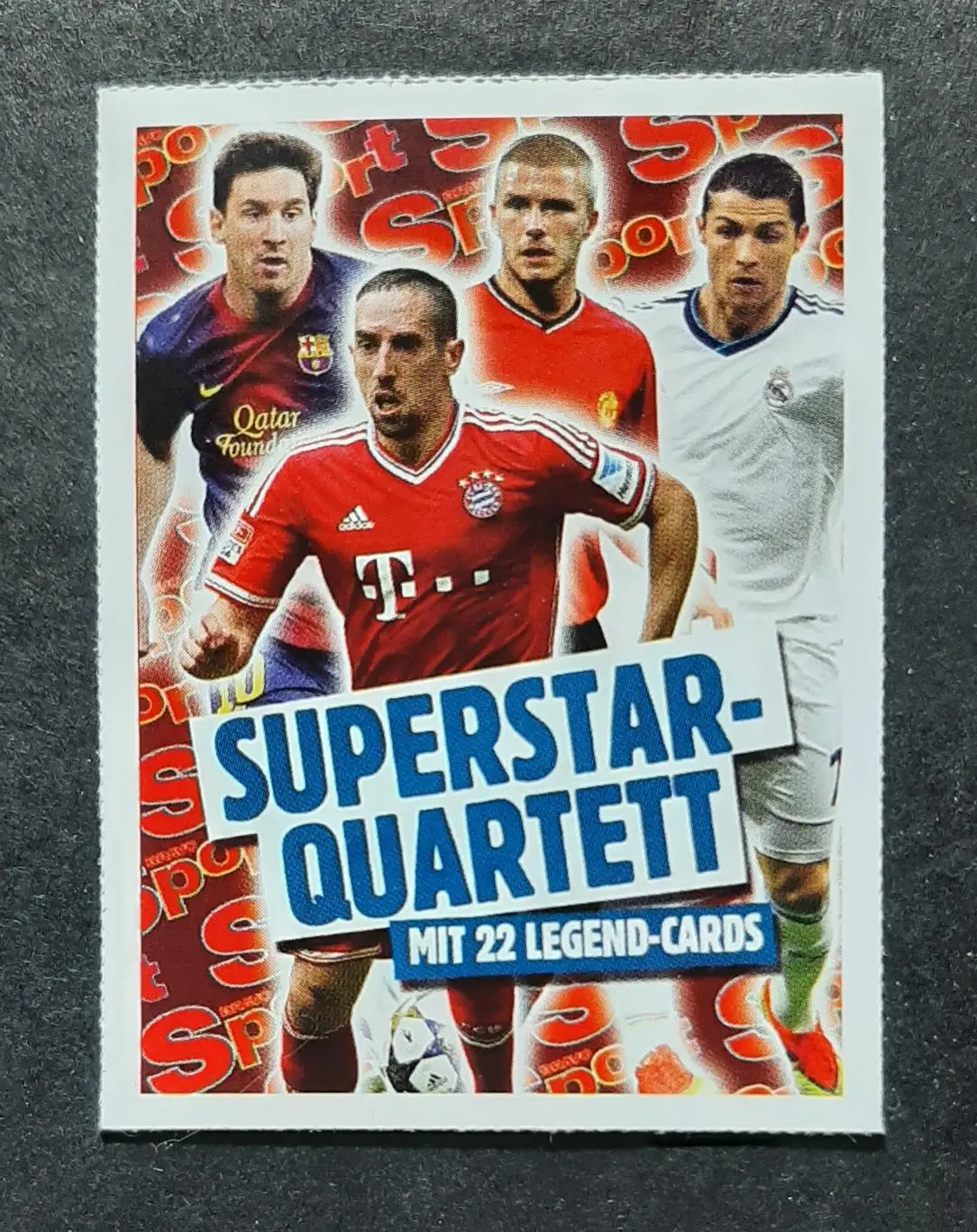 Картка Cristiano Ronaldo Кріштіану Роналду Реал Мадрид з журналу Bravo Sport 1