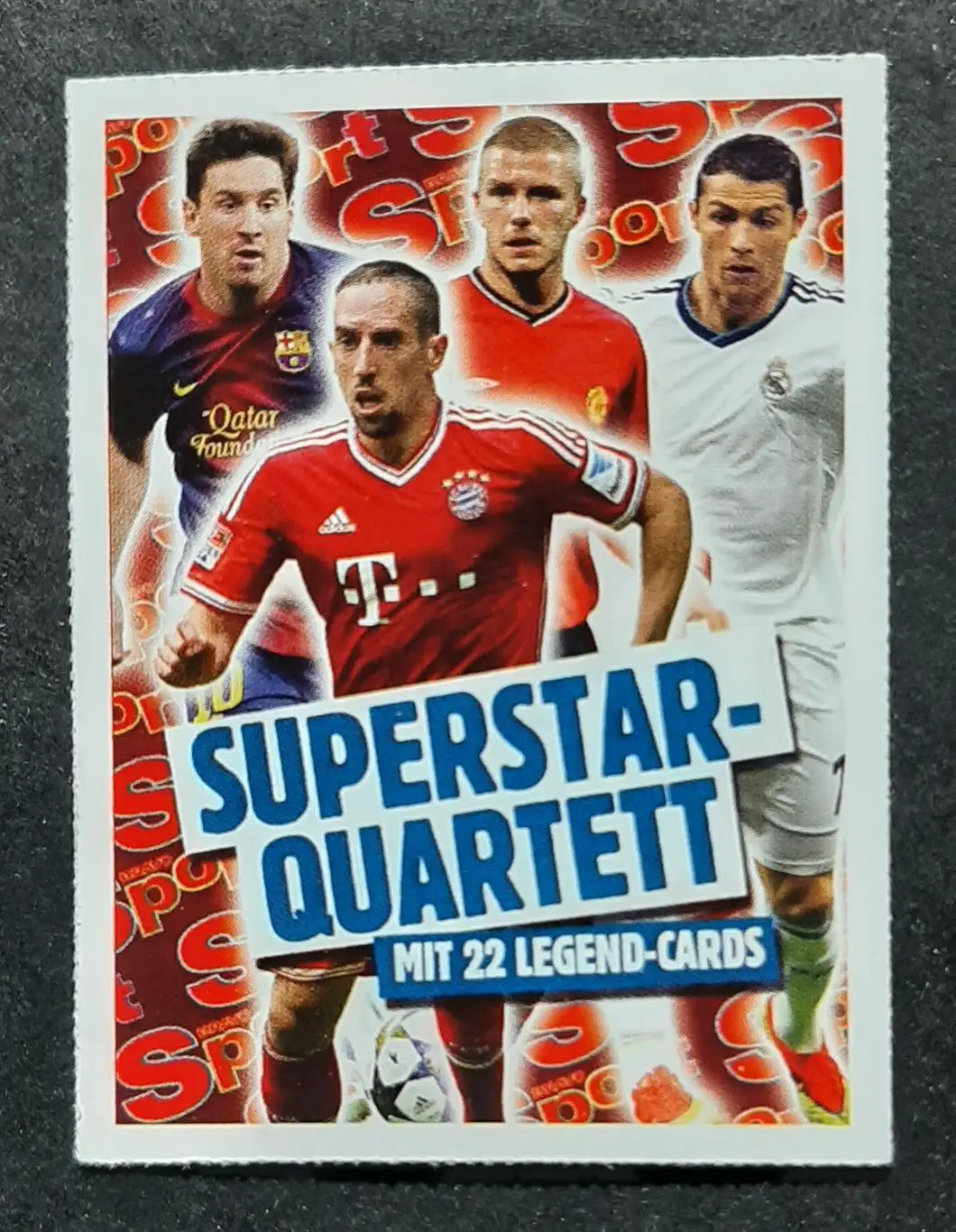 Картка Ronaldo Роналдо Реал Мадрид з журналу Bravo Sport 1