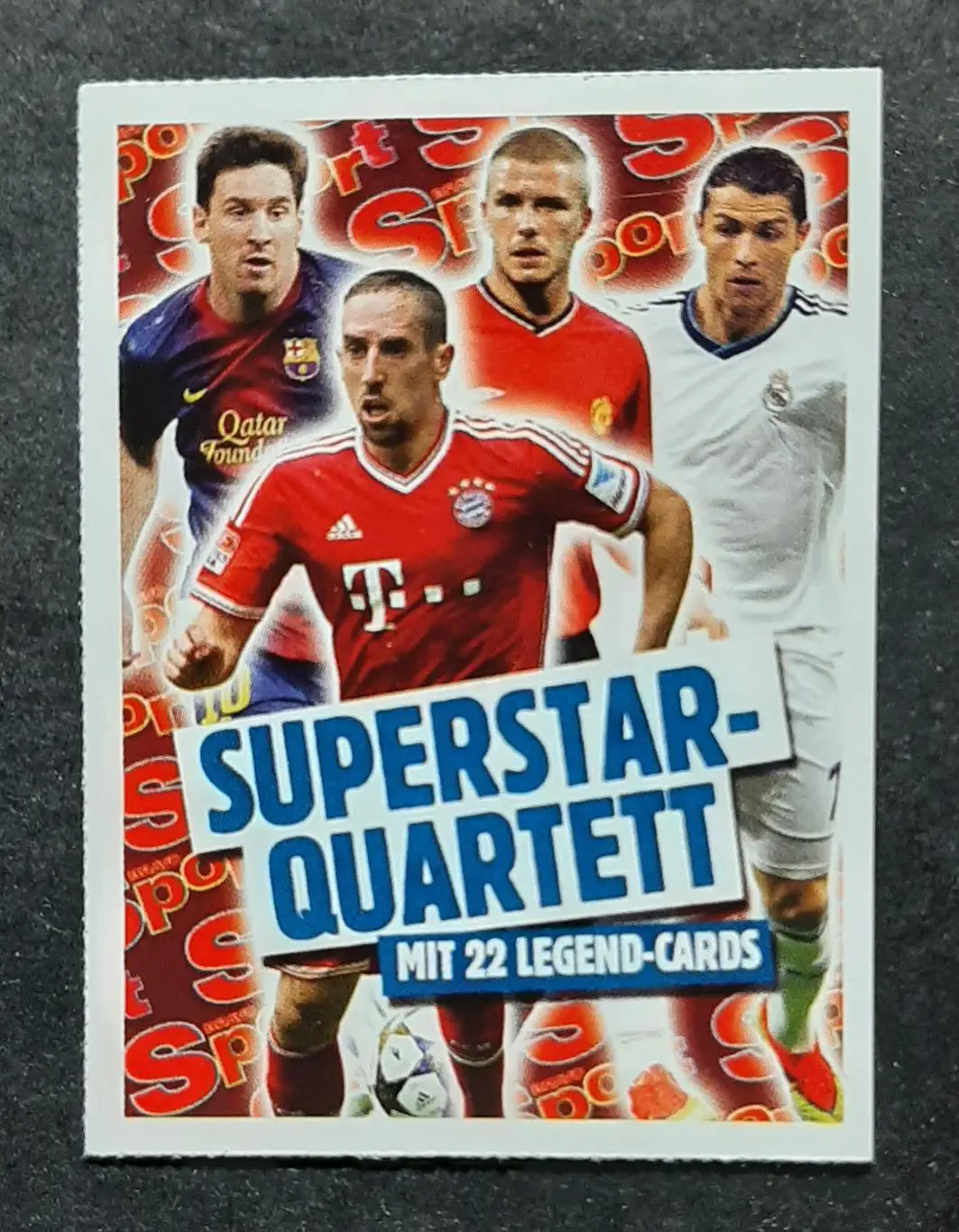 Картка Zinedine Zidane Зінедін Зідан Реал Мадрид з журналу Bravo Sport 1