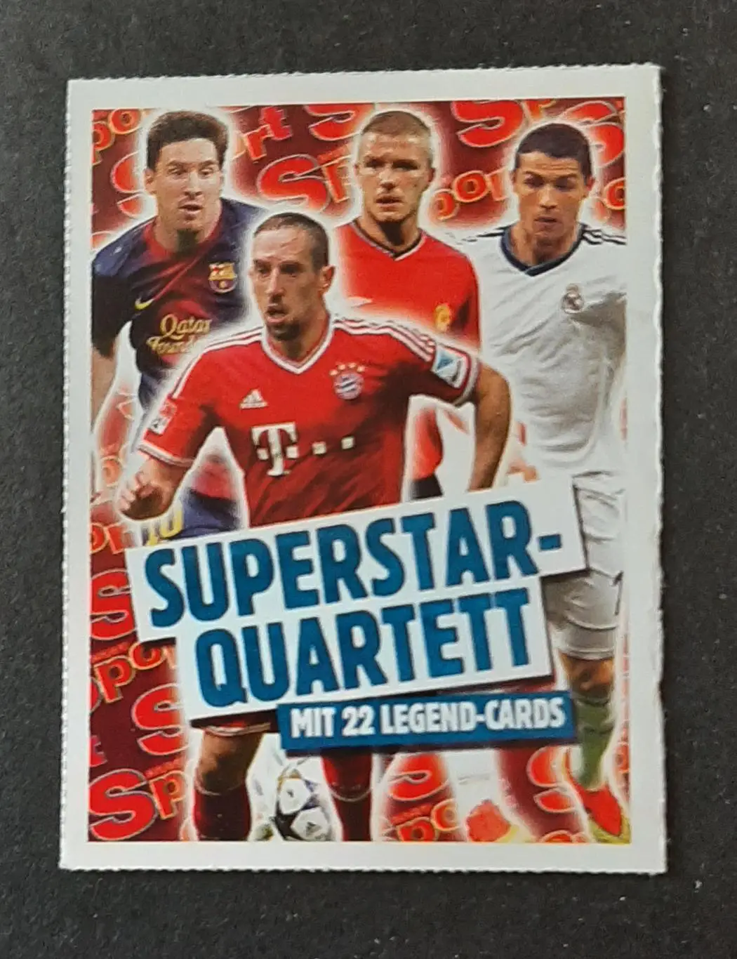 Картка David Beckham / Девід Бекхем Манчестер Юнайтед з журналу Bravo Sport 1