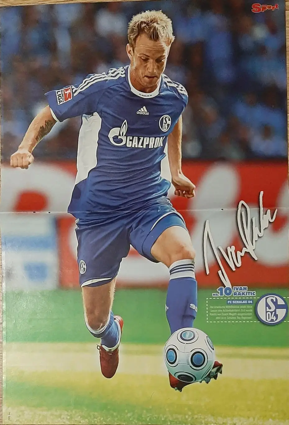 Постер двосторонній Філіпп Лам / Іван Ракитич з журналу Bravo Sport 2010 1