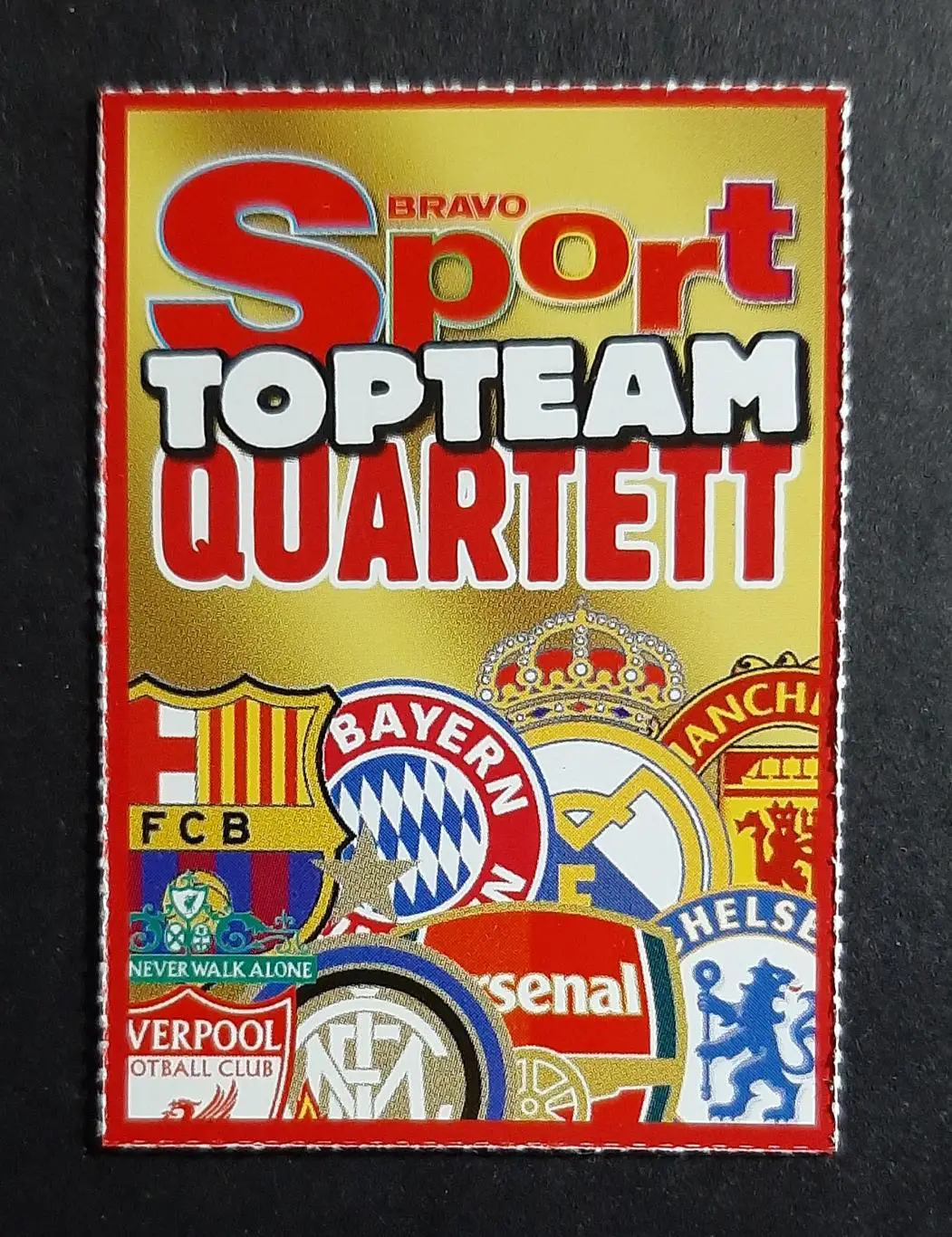 Картка Didier Drogba / Дідьє Дрогба з журналу Bravo Sport 2010 1