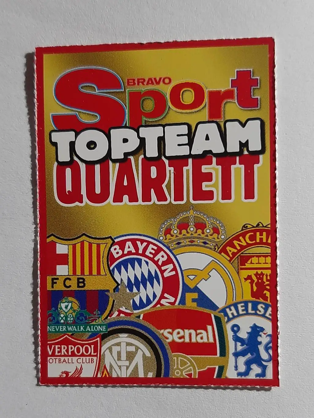 Картка Xavi / Хаві Барселона з журналу Bravo Sport 2010 1