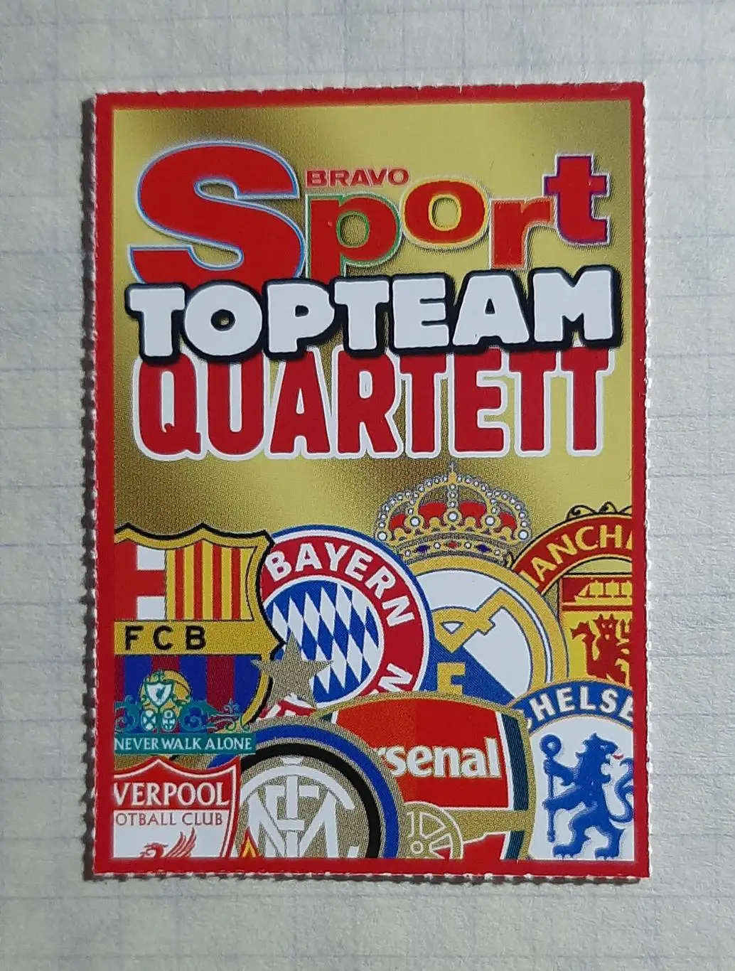 Картка Thierry Henry / Тьєррі Анрі Барселона з журналу Bravo Sport 2010 1