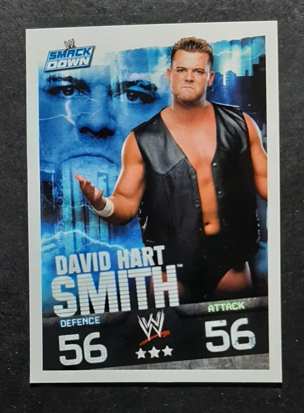 Картка David Hart Smith / Девід Харт Сміт реслер Topps Slam Attax