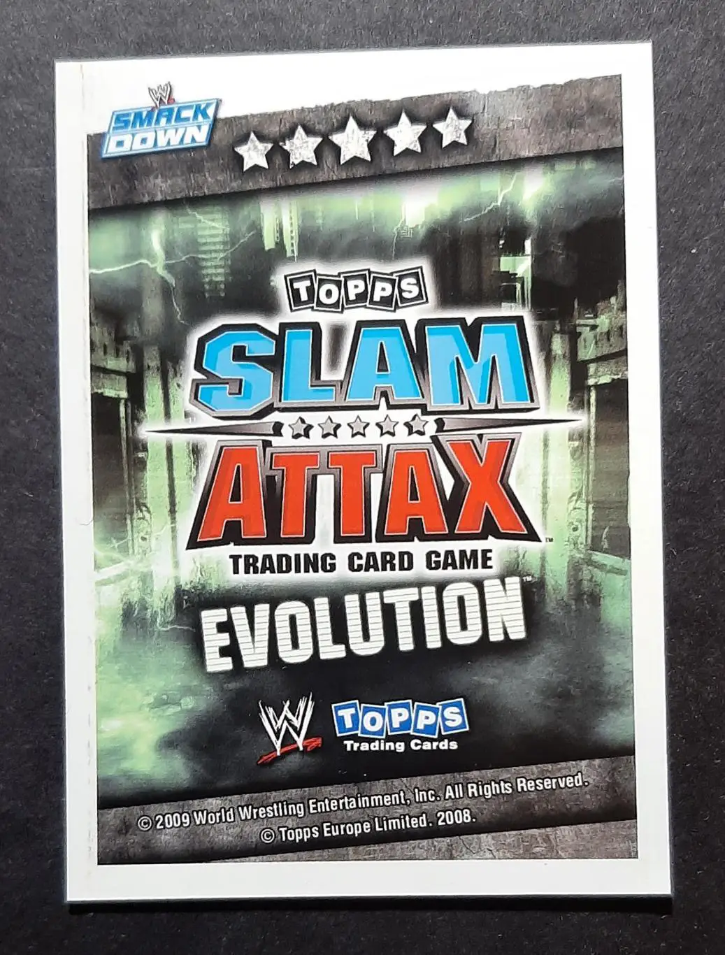 Картка Limited Edition реслінг Topps Slam Attax 1