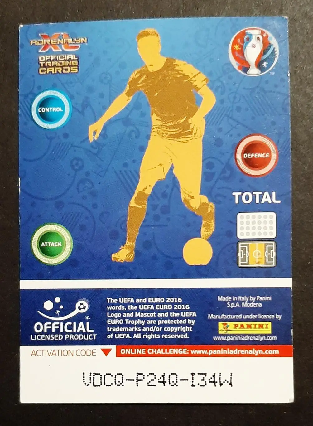 Картка Маріо Гетце Німеччина EURO - 2016 1