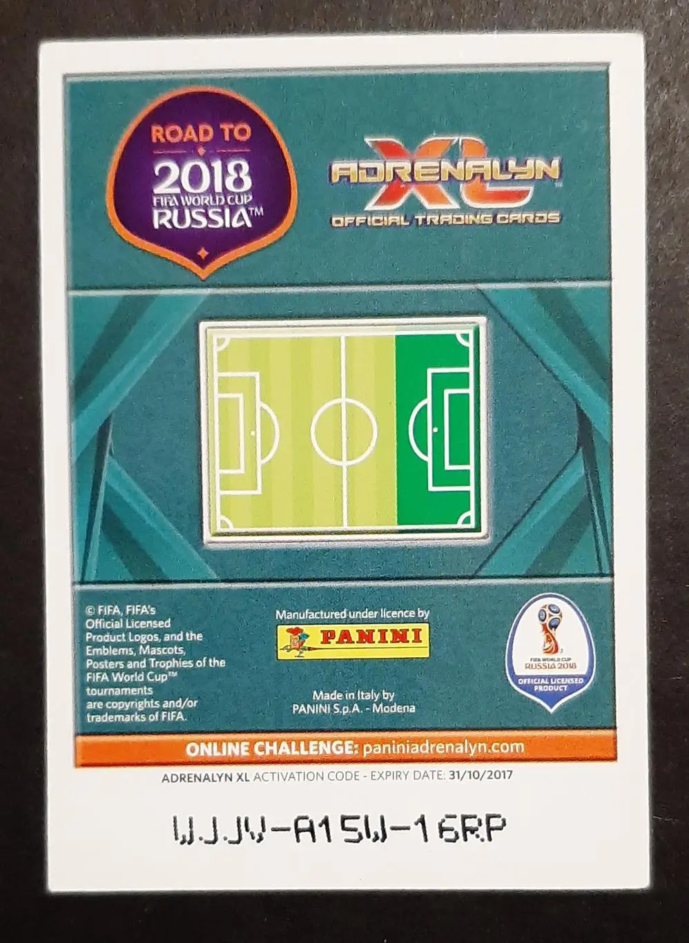 Картка Роберт Левандовський Польща FIFA World Cup - 2018 1