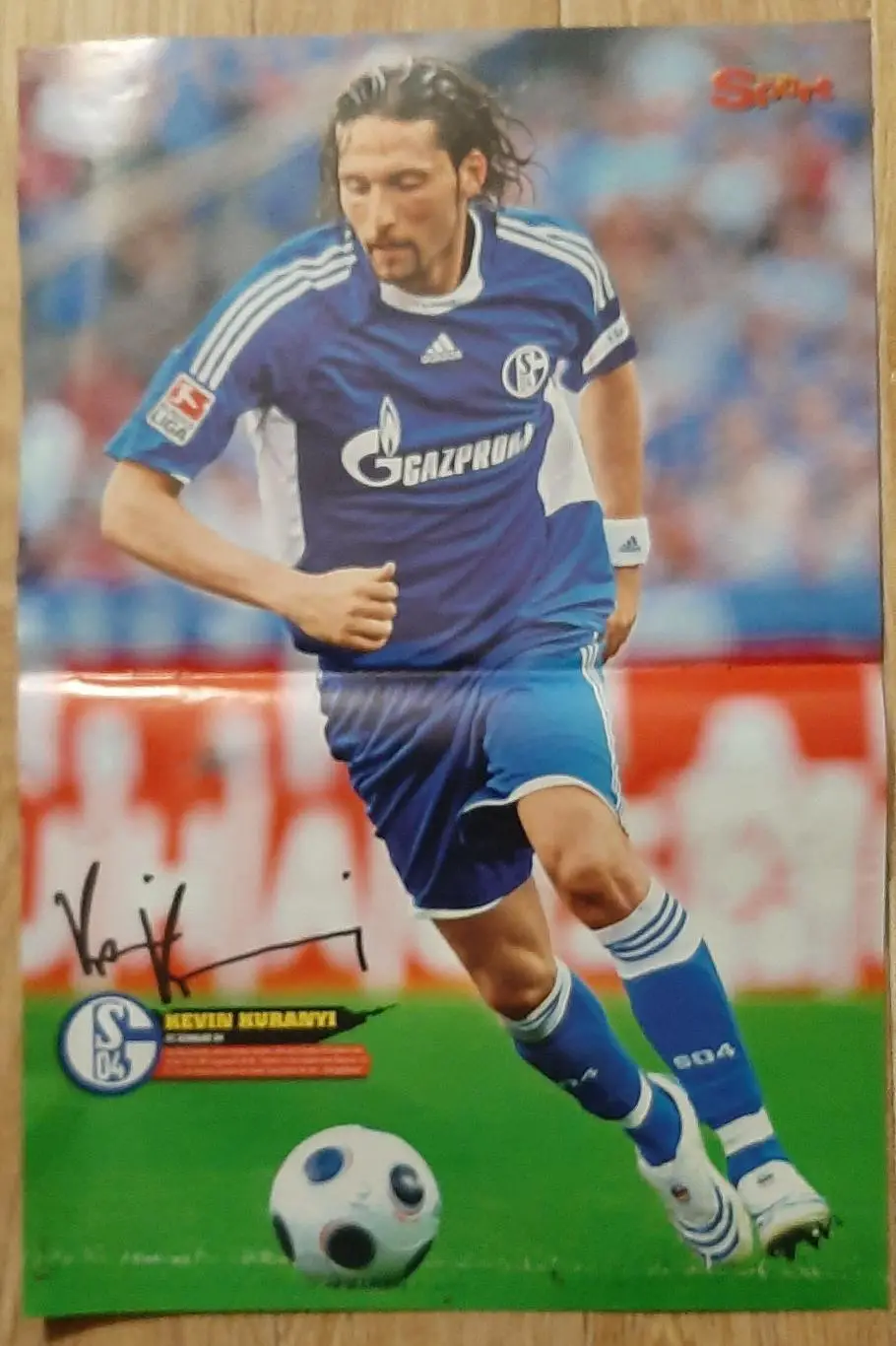 Постер двосторонній Швайнштайгер / Кураньї з журналу Bravo Sport 1