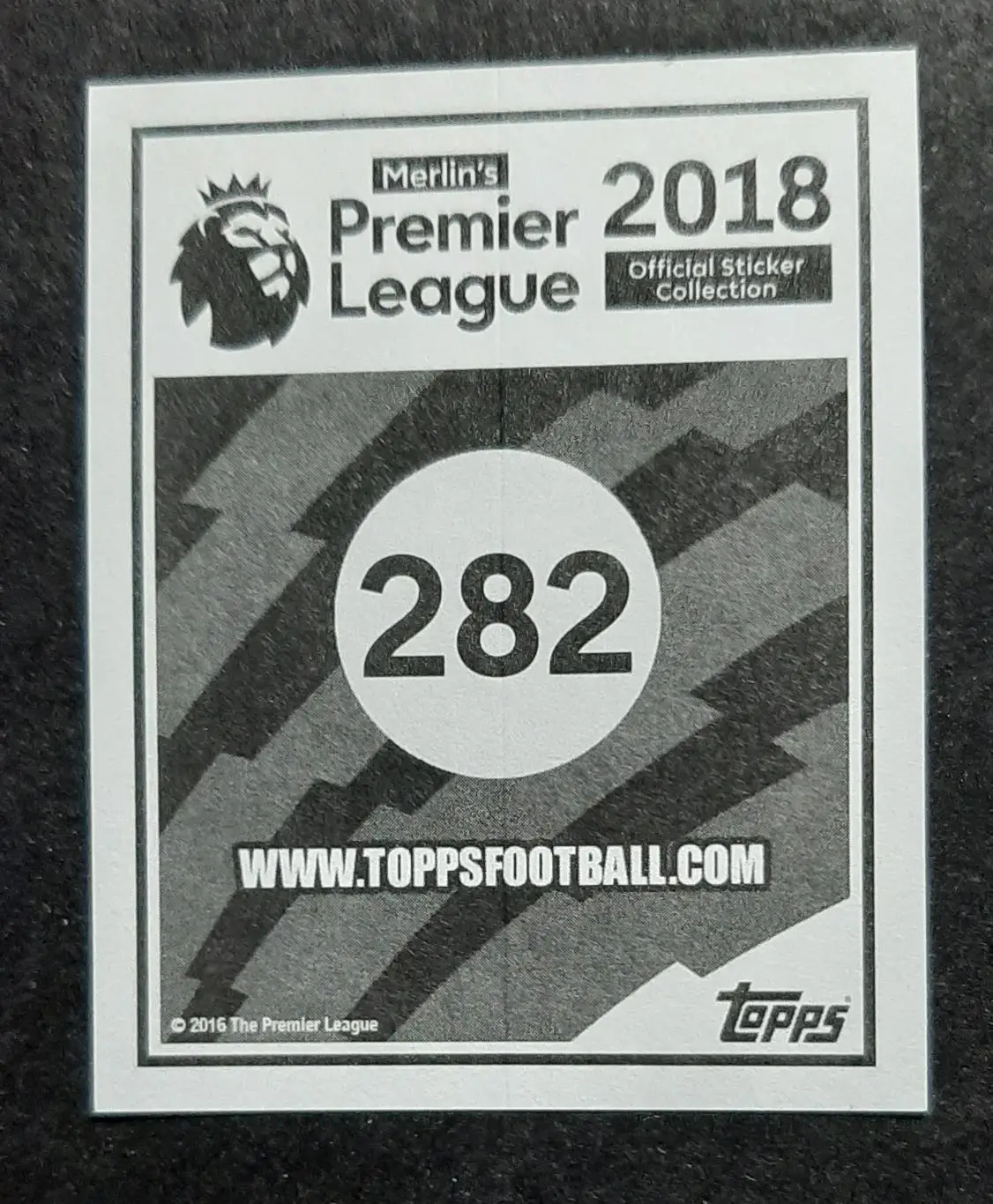 Наклейка Toops Heurelho Gomes / Гомес #282 Premier League 2018 1