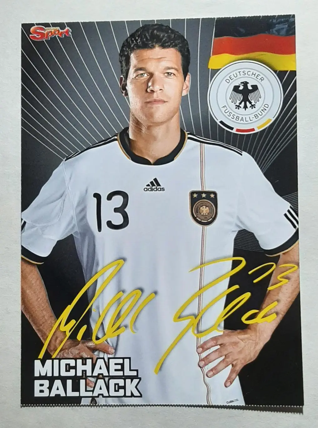 Картка Баллак / Подольскі з журналу Bravo Sport 2009