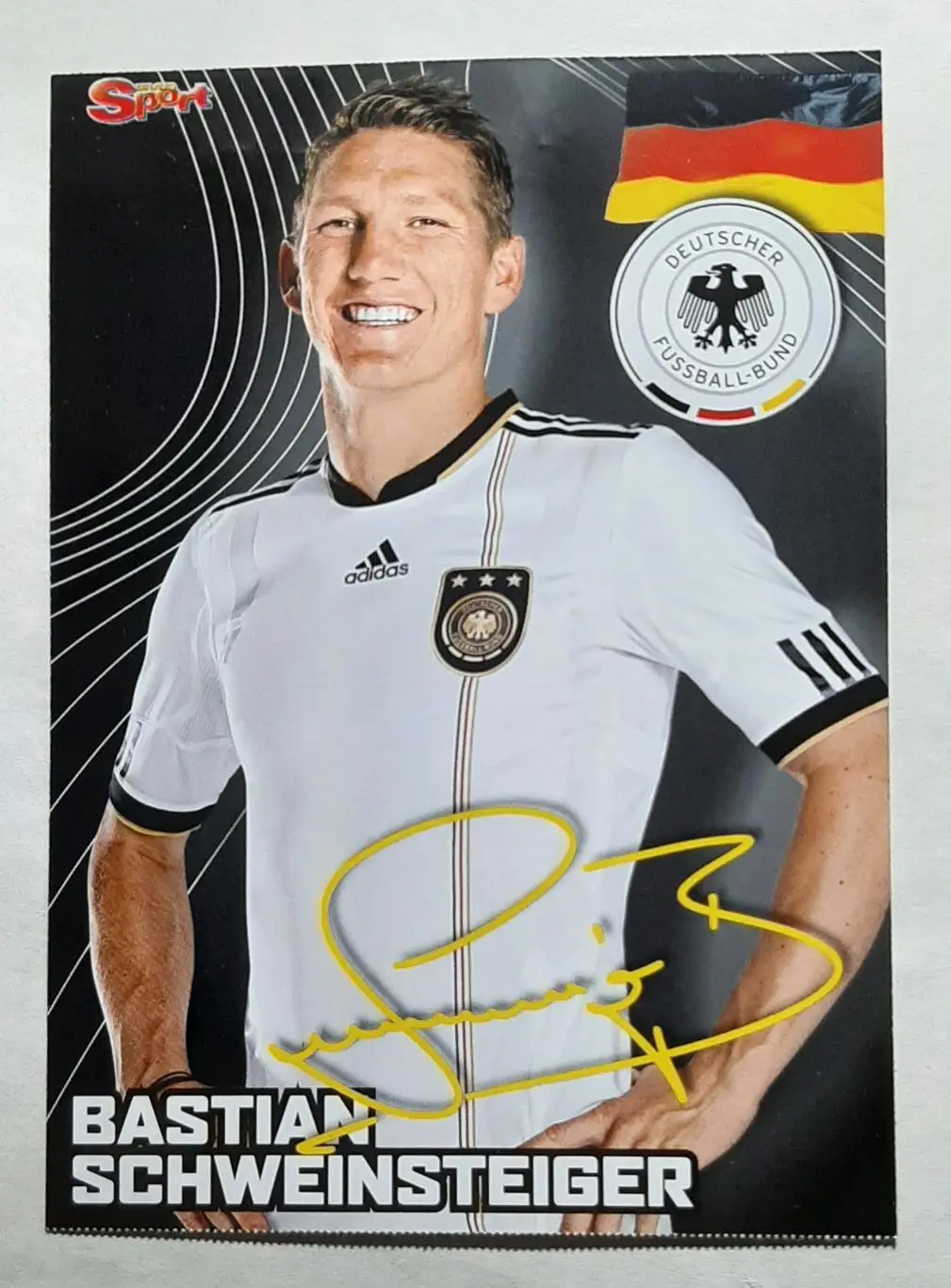 Картка Швайнштайгер / Адлер з журналу Bravo Sport 2009