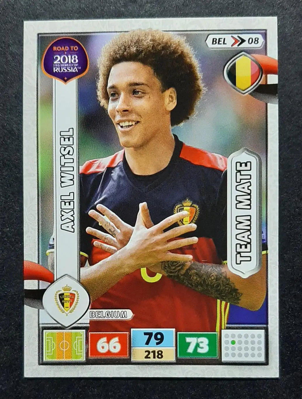 Картка Axel Witsel / Аксель Вітсель Бельгія Чемпіонат світу 2018