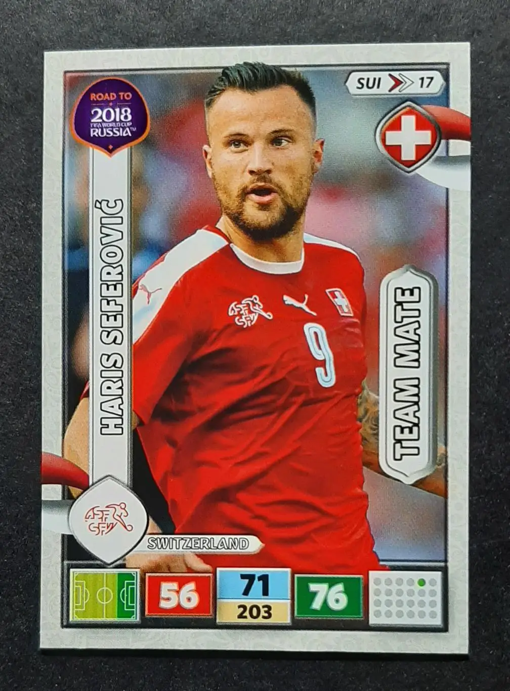 Картка Haris Seferovic / Гаріс Сеферович Швейцарія FIFA World Cup 2018