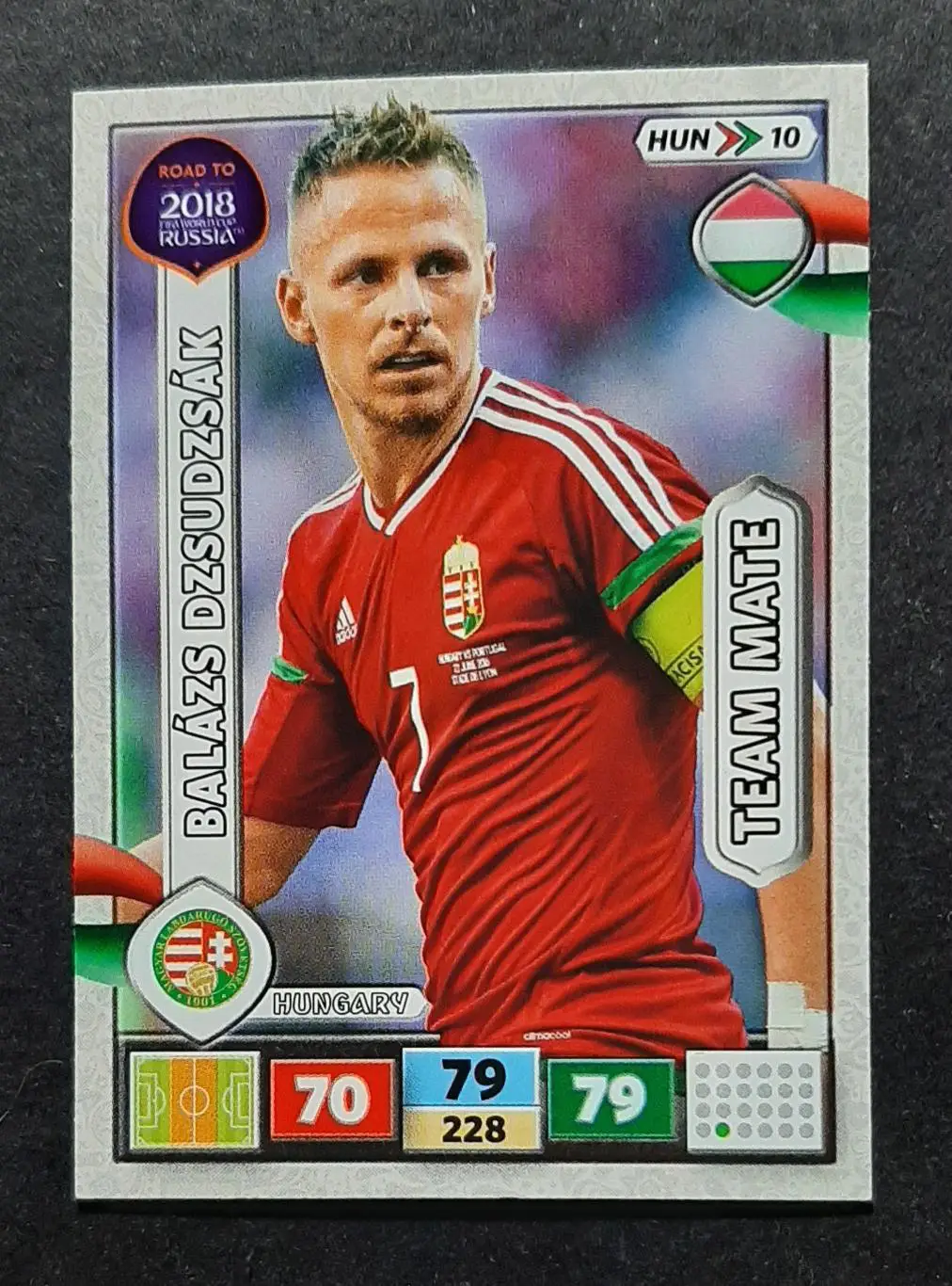 Картка Balazs Dzsudzsak / Балаж Джуджак Угорщина FIFA World Cup 2018