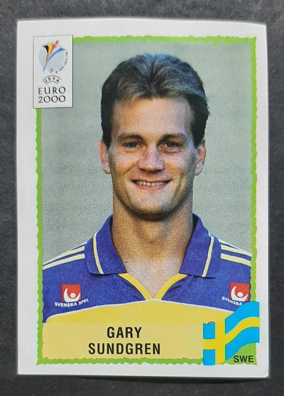 Наклейка Panini EURO 2000 Gary Sundgren / Гарі Сундгрен #127