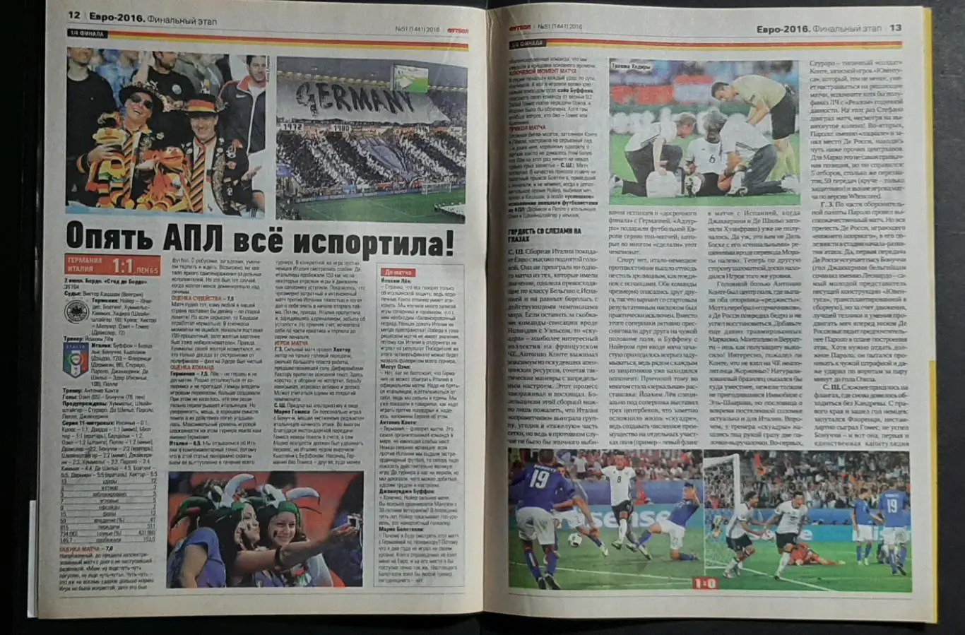 Футбол #51 2016 матчі EURO 2016 постер Ренату Санчеш 2