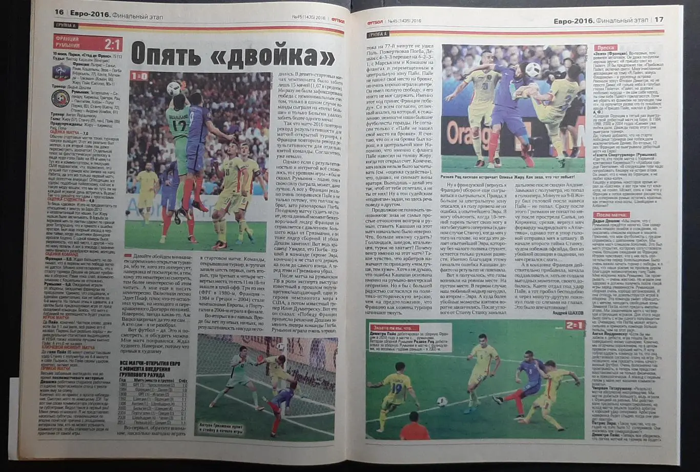 Футбол #45 2016 матчі EURO 2016 3