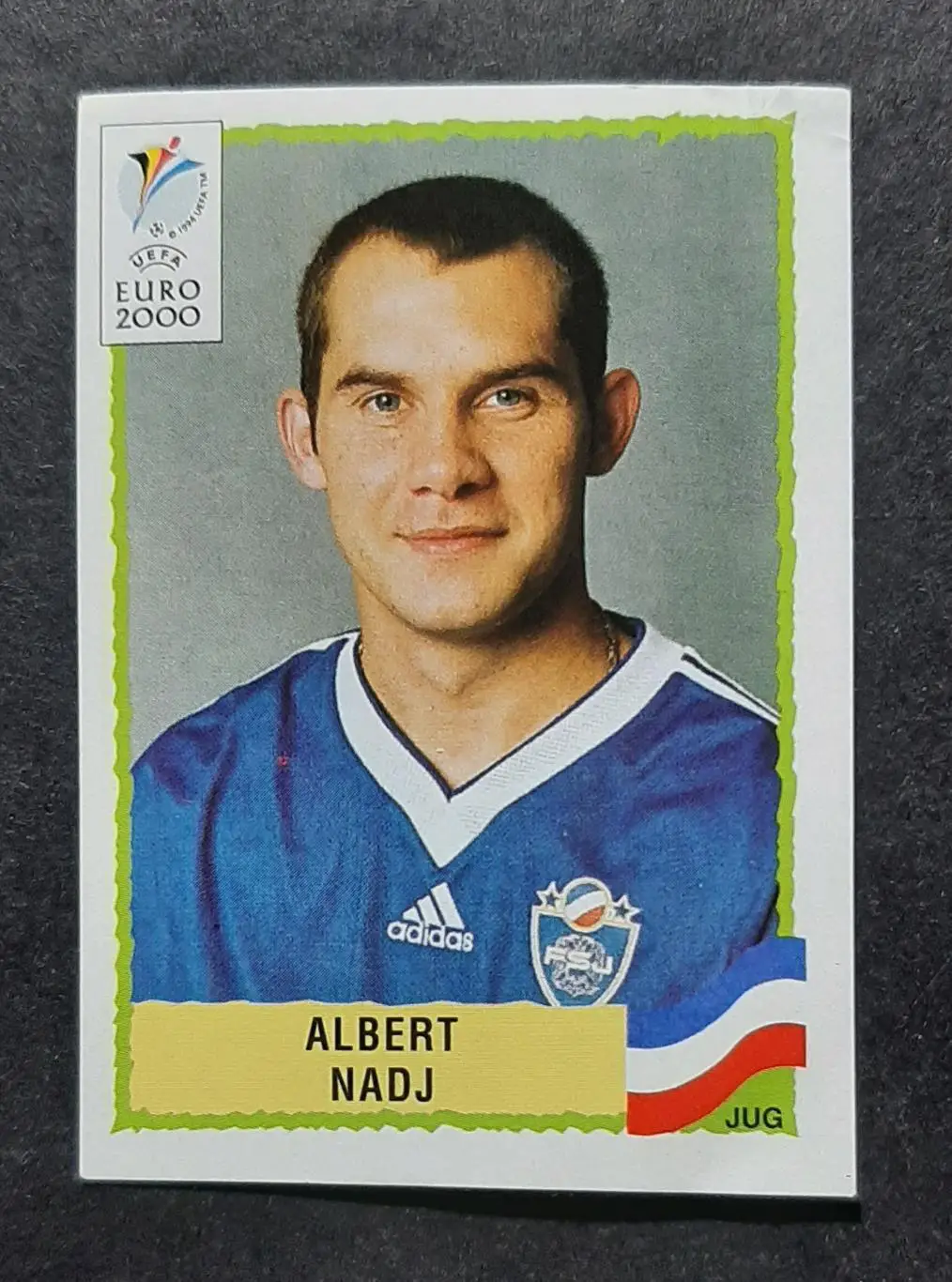 Наклейка Panini Albert Nadj /Альберт Надь #227 Сербія EURO 2000