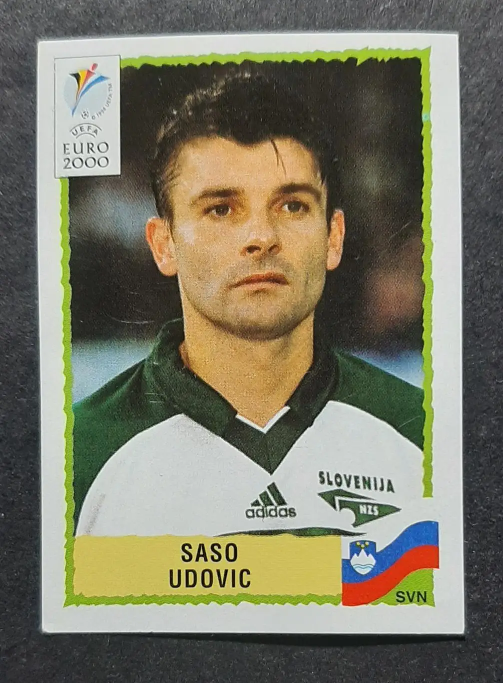 Наклейка Panini Saso Udovic / Сашо Удович #269 Словенія EURO 2000