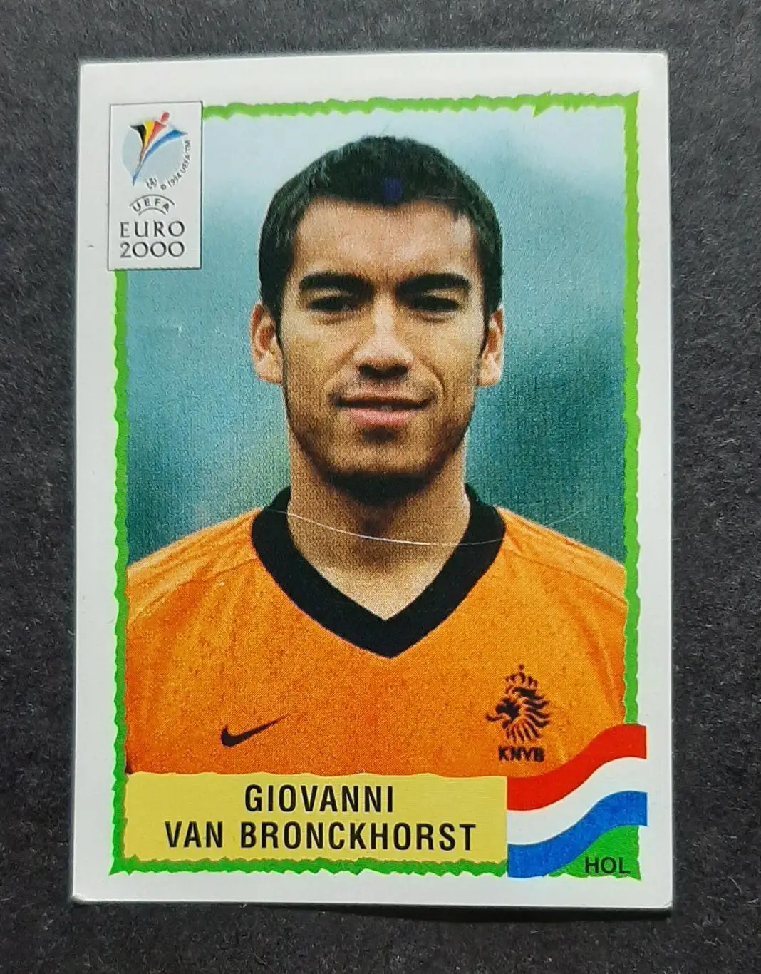 Наклейка Panini Giovanni van Bronckhorst / Джованні ван Бронгорст #284 EURO 2000