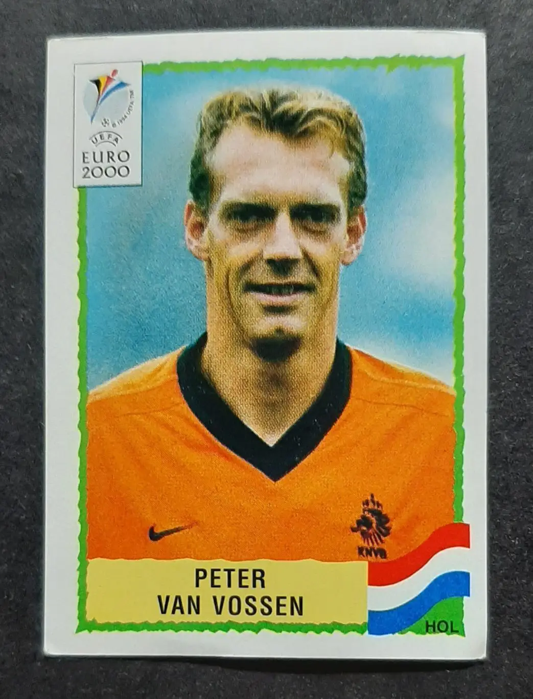 Наклейка Panini Peter van Vossen / Петер ван Воссен #291 Нідерланди EURO 2000