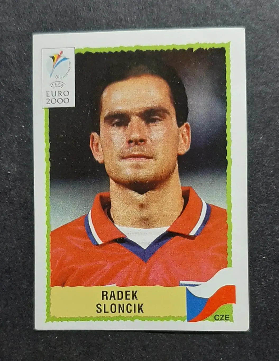 Наклейка Panini Radek Sloncik / Радек Слончик #310 Чехія EURO Евро2000