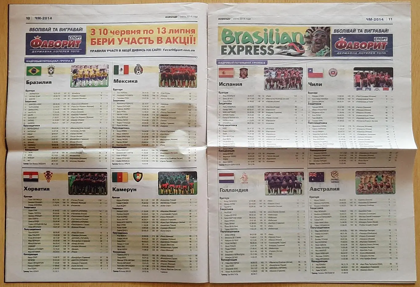 Команда #66 2014 спецвипуск до ЧС 2014 3